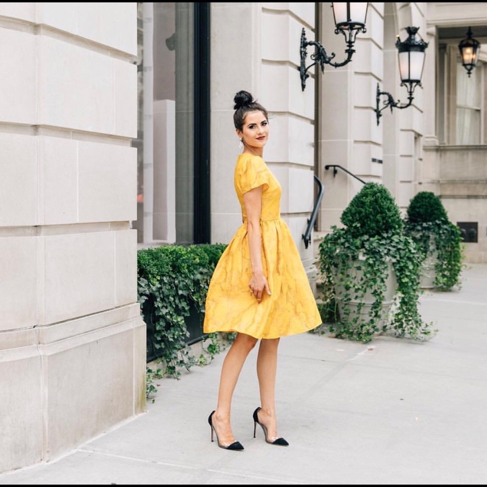 Rachel Parcel Floret Organza Dress